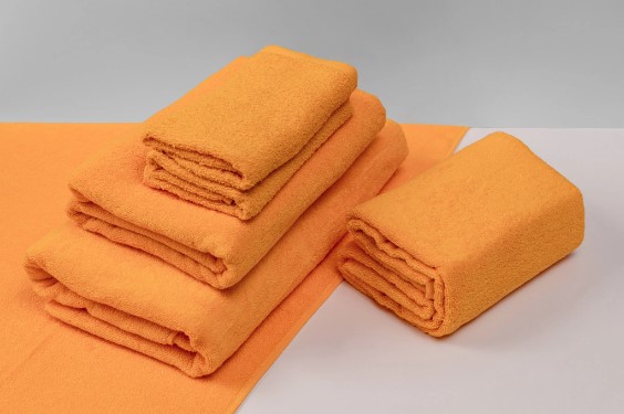 Colored bath towel